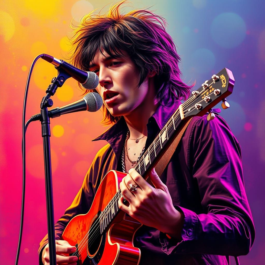Viktor Tsoi Rocks Out in Hyperrealistic Glory