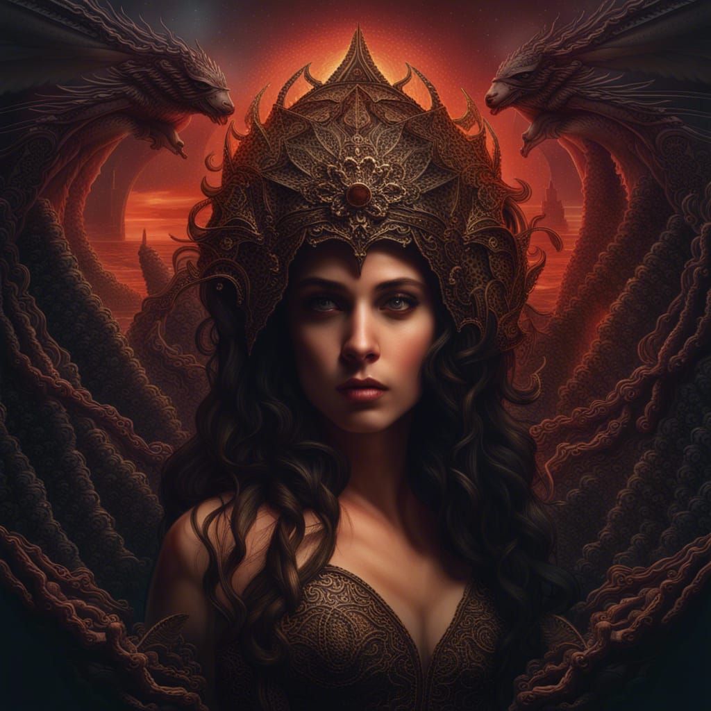 Incubus Portrait for Romance Novel Cover