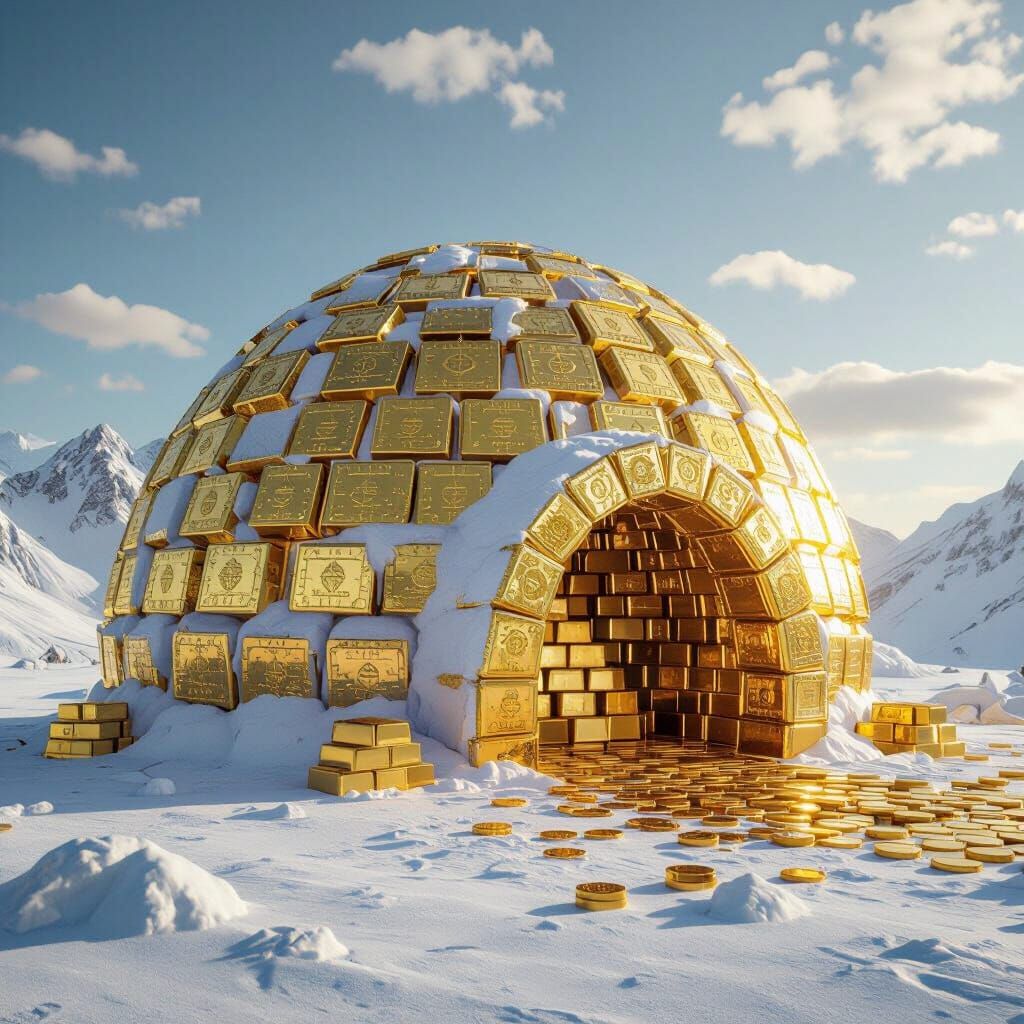 Massive Gold Igloo: A 3D Game Cinematic