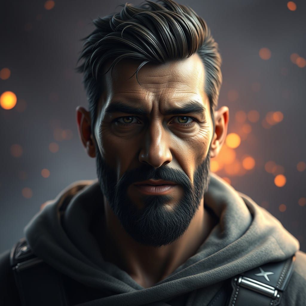 Epic 3D Portrait in Unreal Engine 5 Style