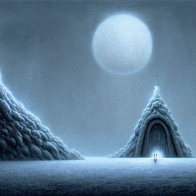 Dark Pixar Hellscape: A Digital Matte Painting