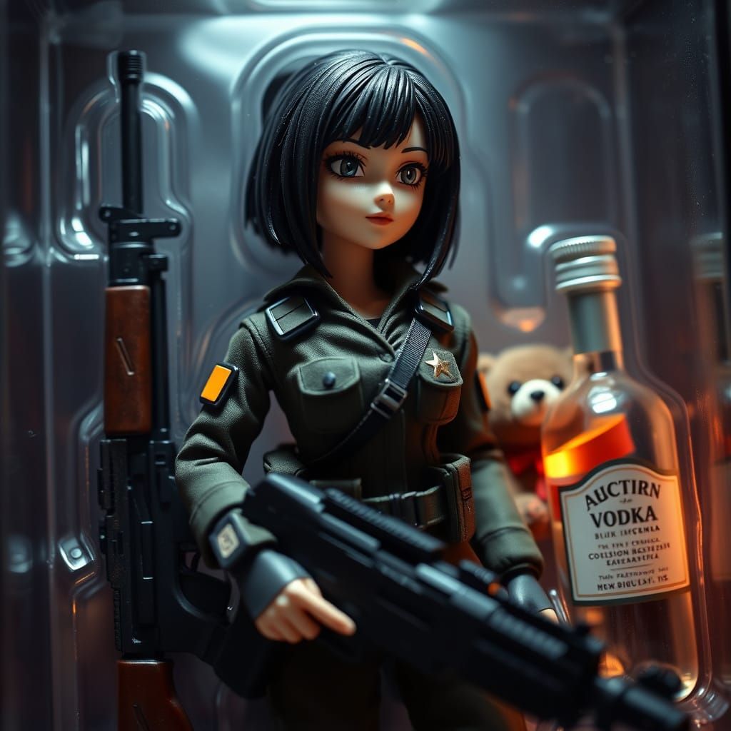 Heroic Anime Infantrywoman in Film Noir Packaging