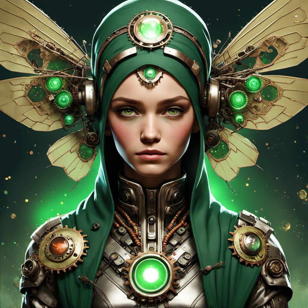 Industrial Junkyard Fairy Concept Art