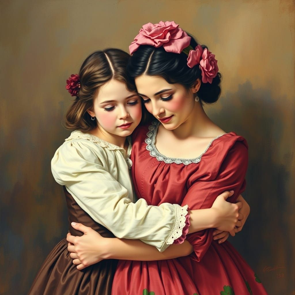 Motherly Love in Whimsical Warmth