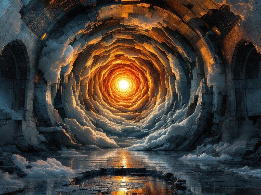 Within a Reflectigraphic Photoimpasto Living Dome, Finally H...