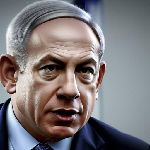 Portrait of Benjamin Netanyahu