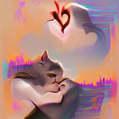 Simple AI-Generated Cat Image