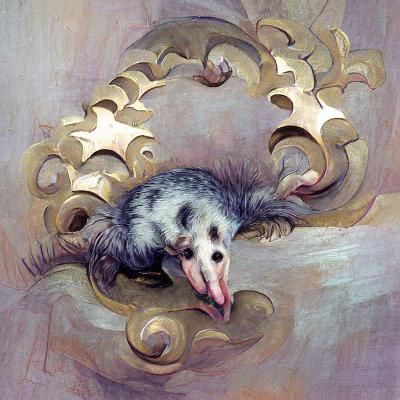 Ornamental Opossum Portrait