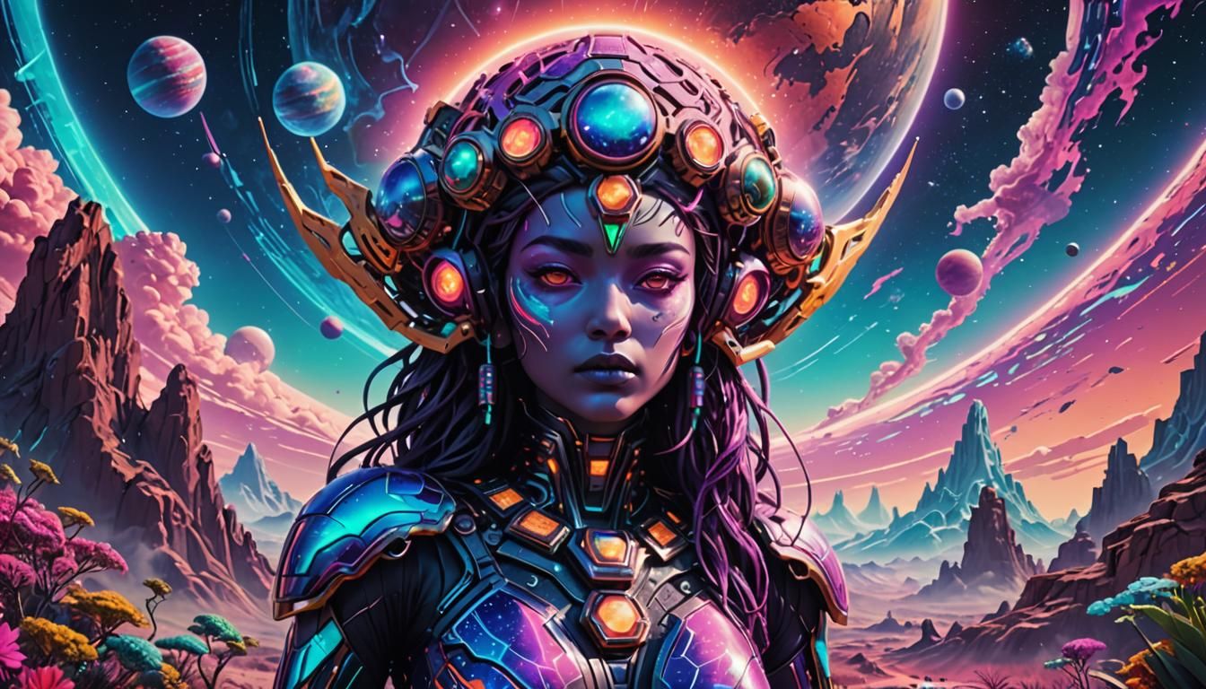 Powerful Goddess Extraterrestrial World