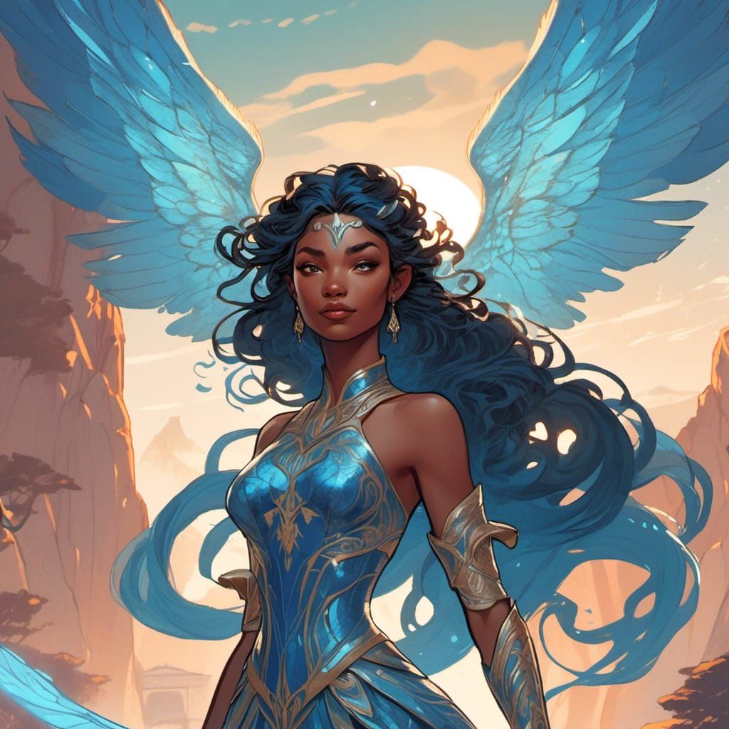 Blue Fairy Before Olympus: Fairycore Comic Art