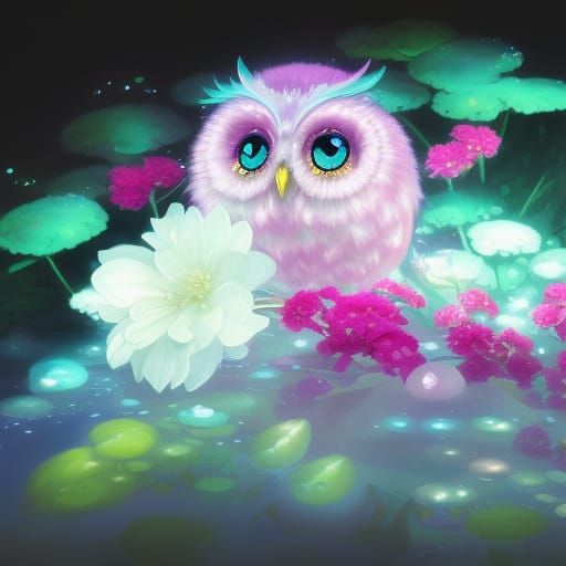 Stunning Crystal Flowers in Vibrant Liquid Opal Aesthetic