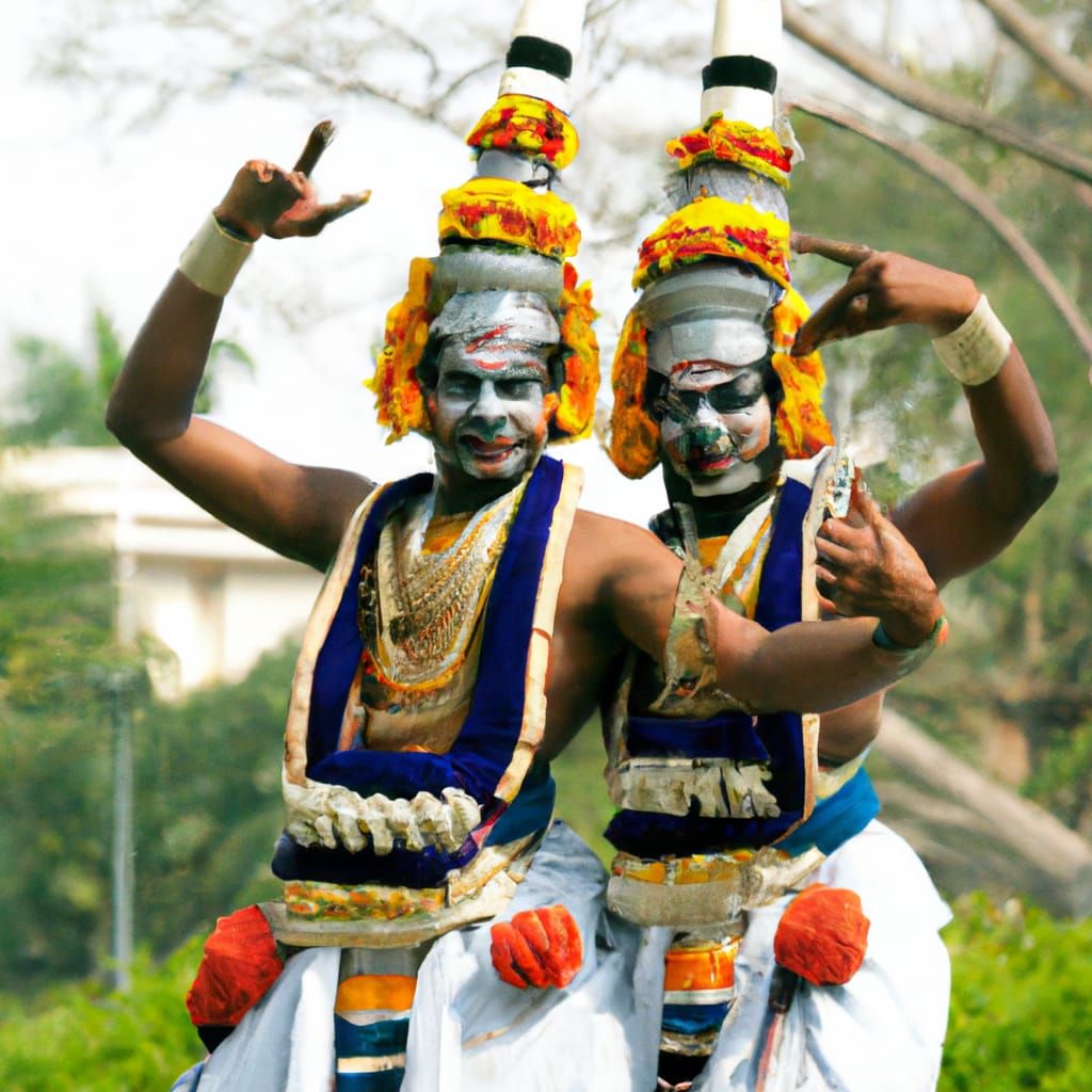 Karaganda Dancers in Tamil Nadu, India