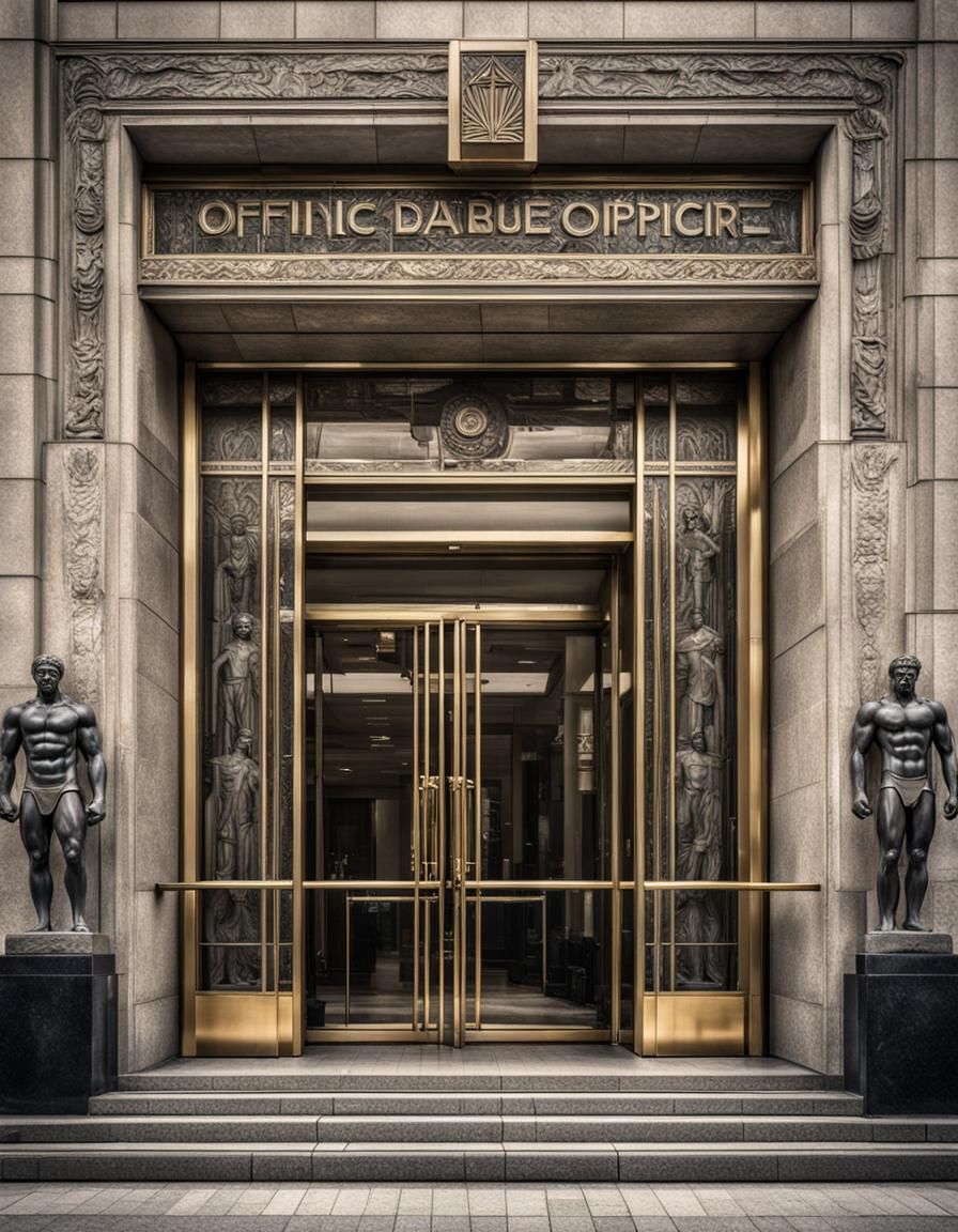 Epic art deco entrance.
