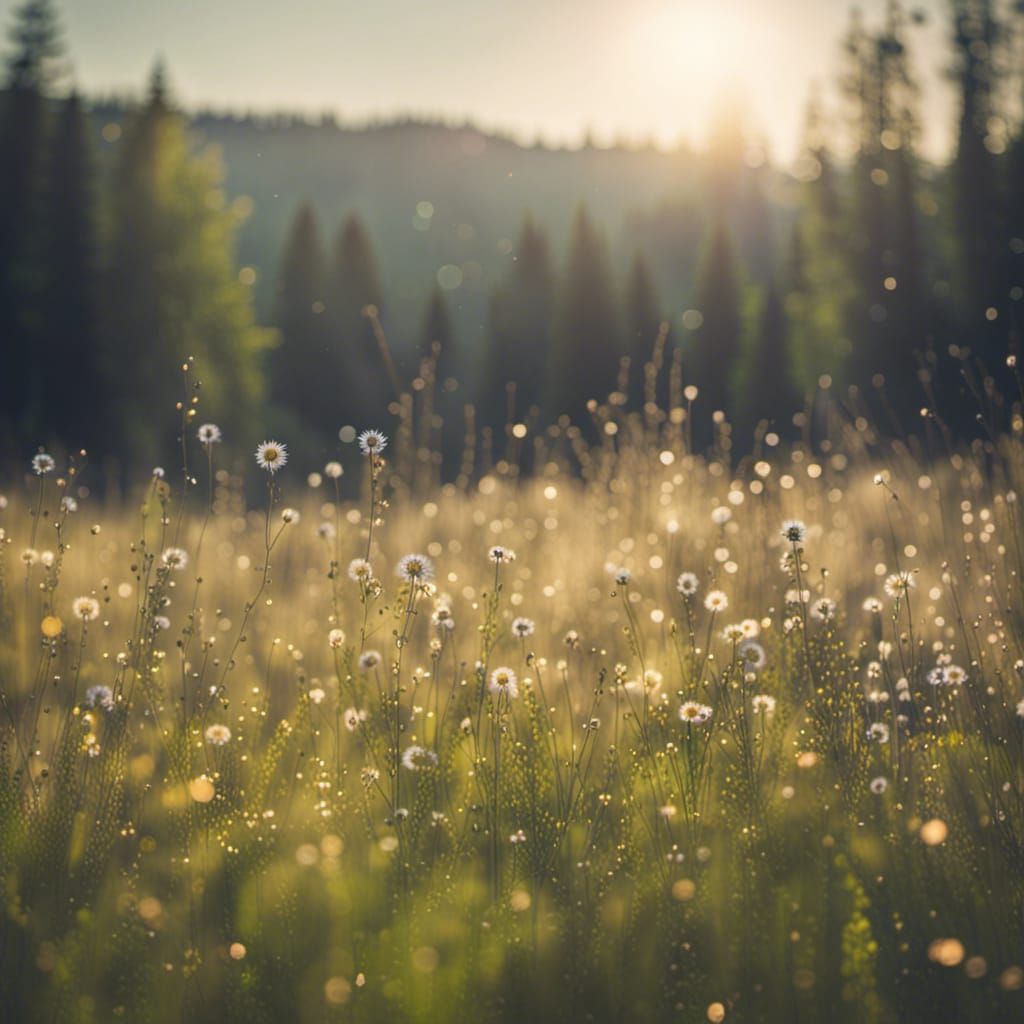 Vast Wilderness Meadow in Natural Light