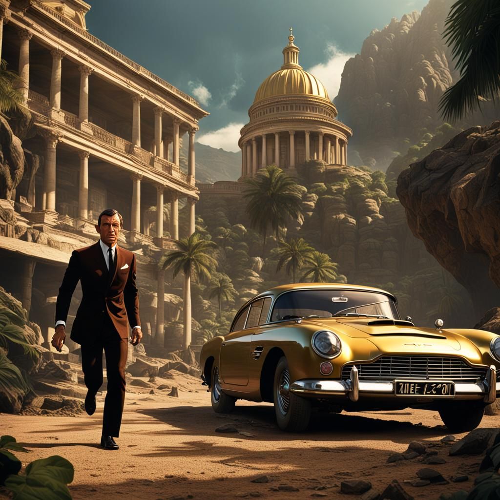 James Bond 007 in Action: Golden Gun Concept Art
