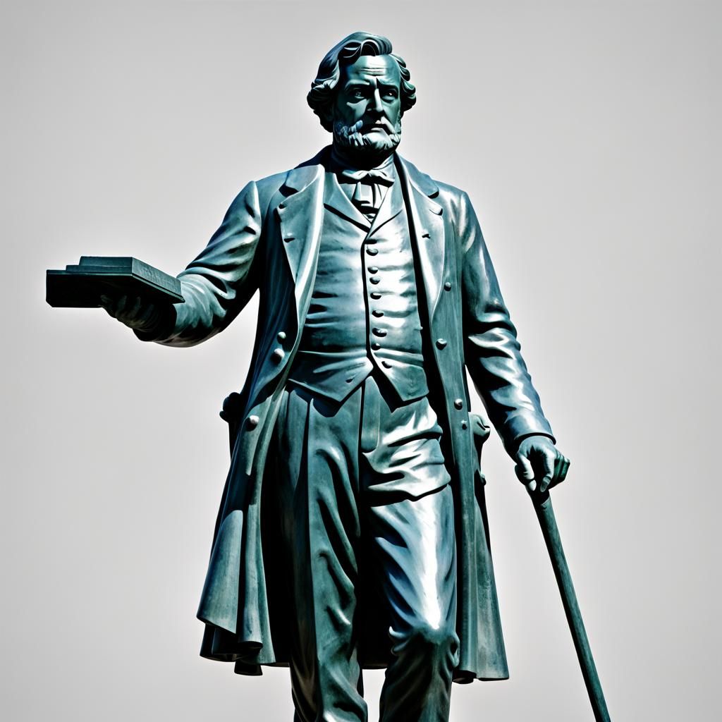 State Founder Statue in Classical Style