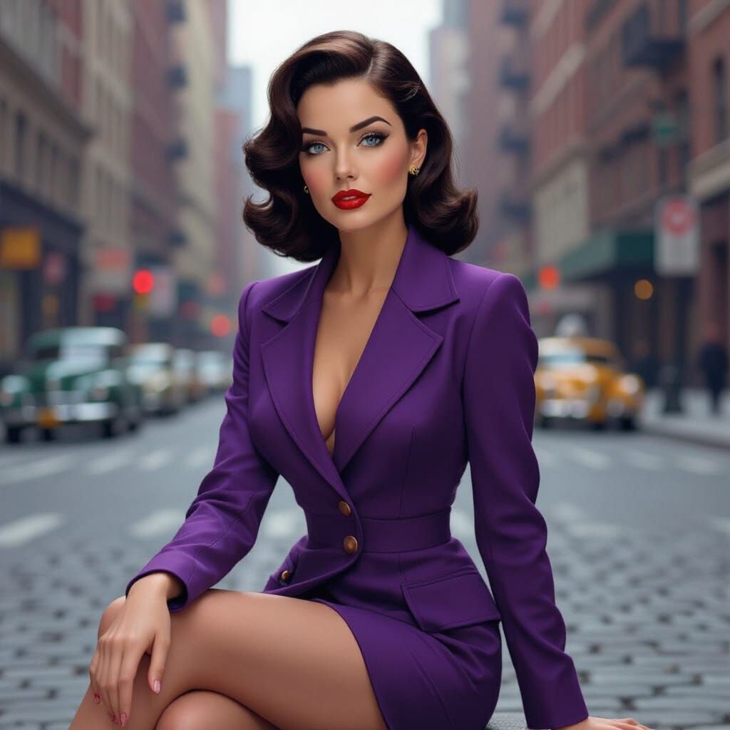 Lois Lane in Noir Film Style