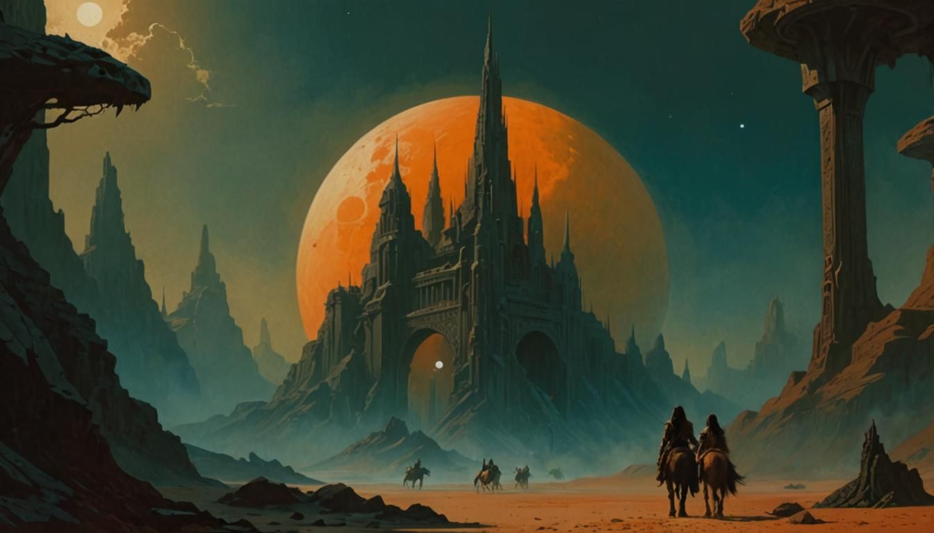 Castle at World end ,variation #2