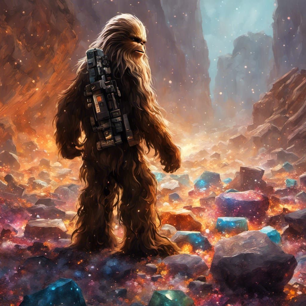 Wookiee Says Thank You on Mineral Rocks
