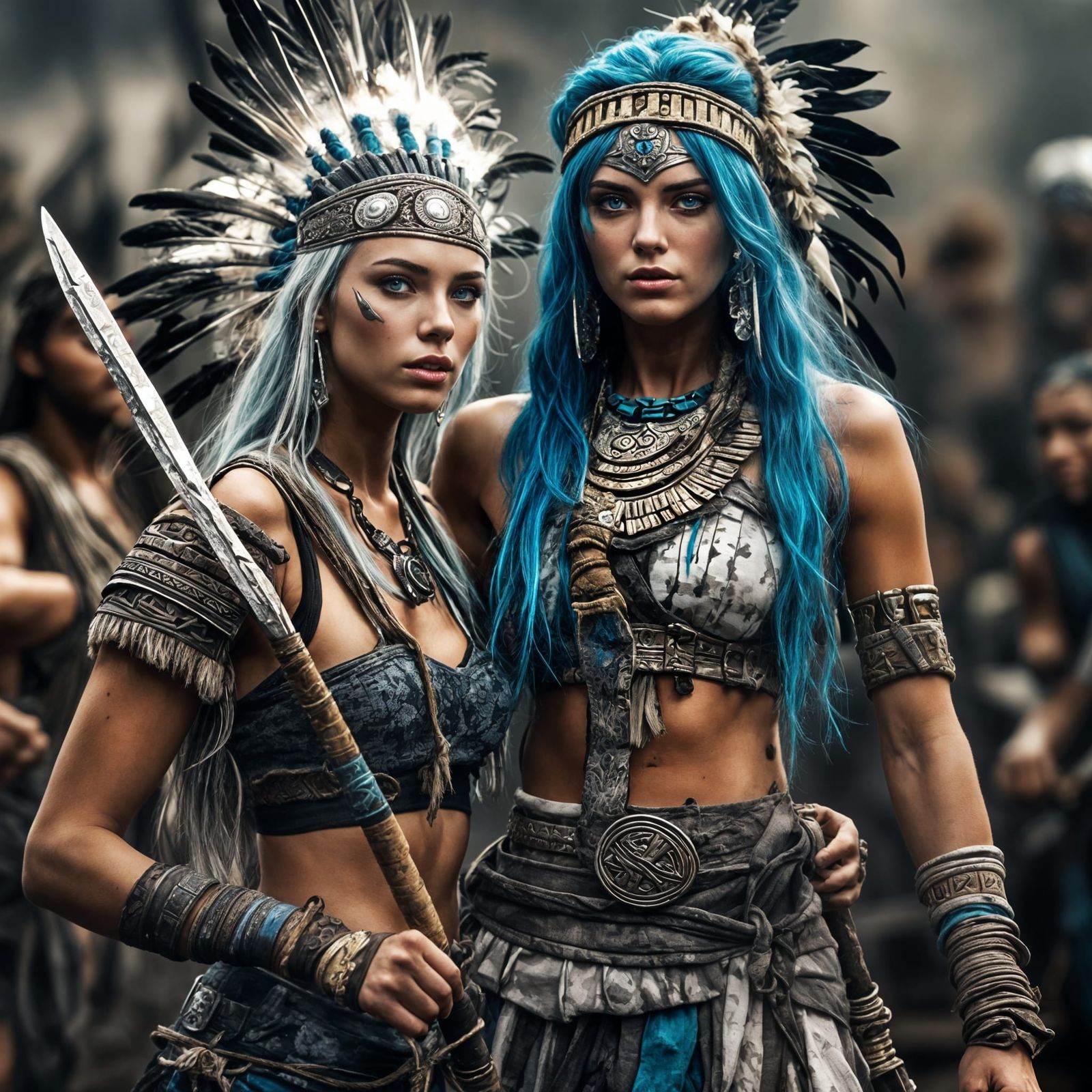Female Aztec Warriors
