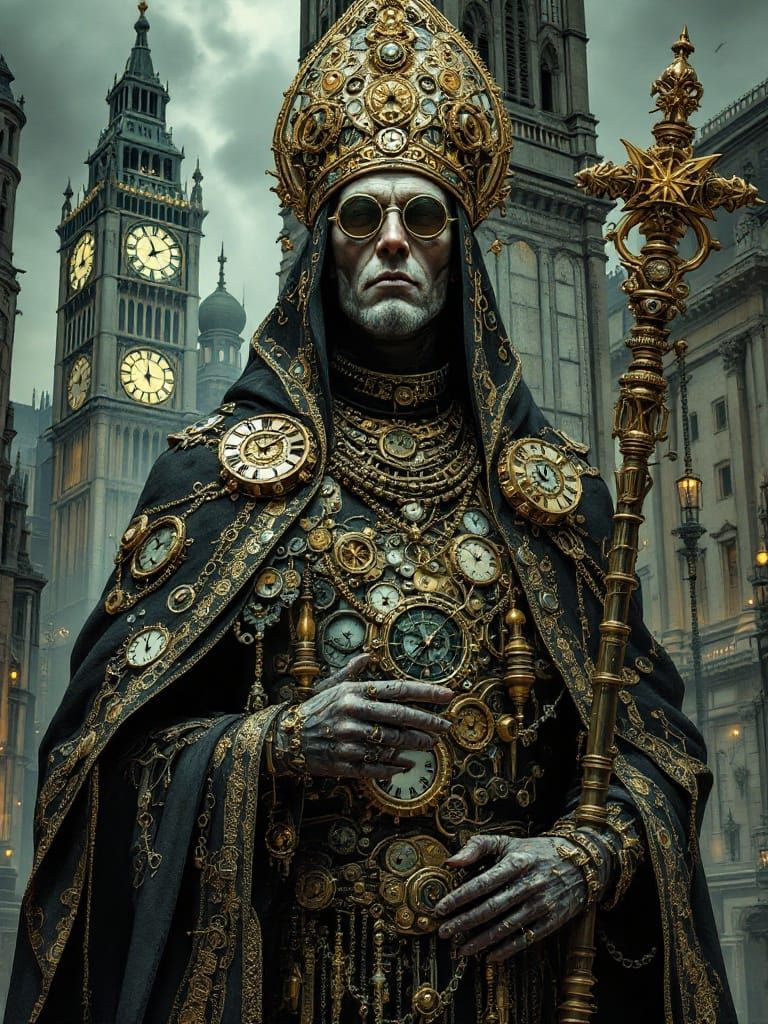 Steampunk Prophet in Dark Urban Majesty