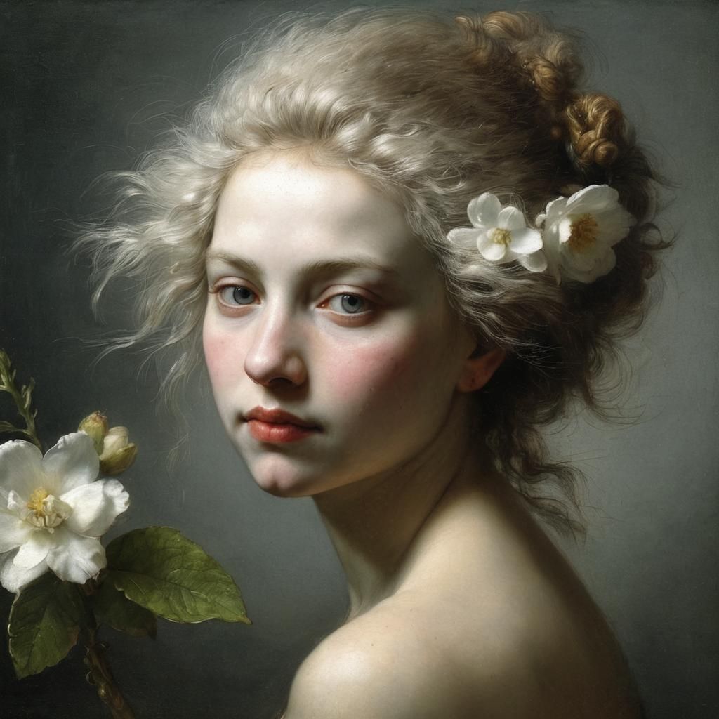 Rembrandt Style Portrait with Dramatic Lighting