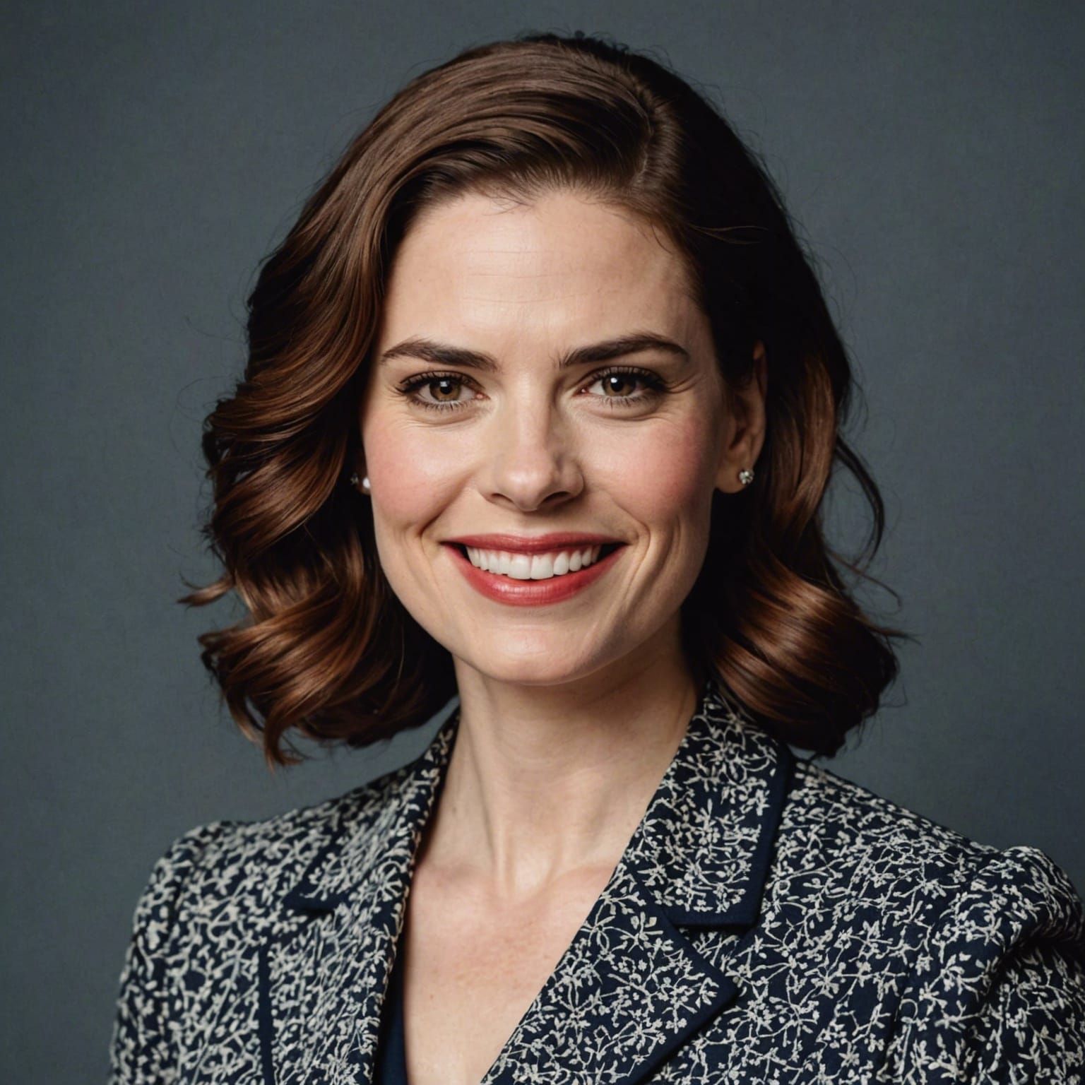 Radiant Portrait of a Joyful Woman