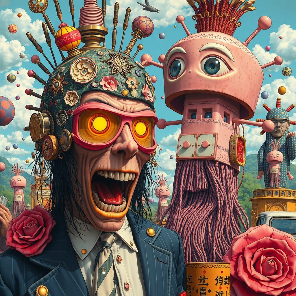 Surreal Psychedelic Avant-Garde Art: Rankled and Filed