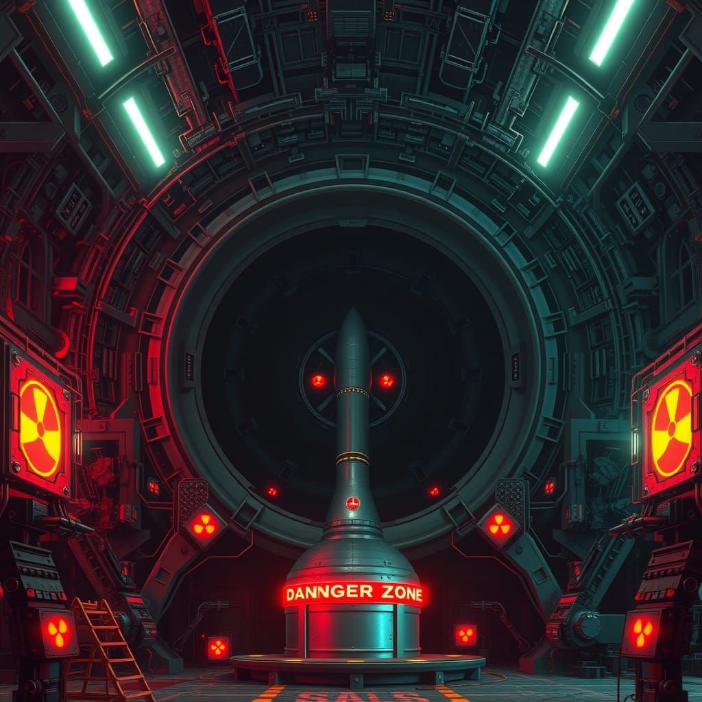 Nuclear Missile Silo: Ominous, High-Tech Danger Zone