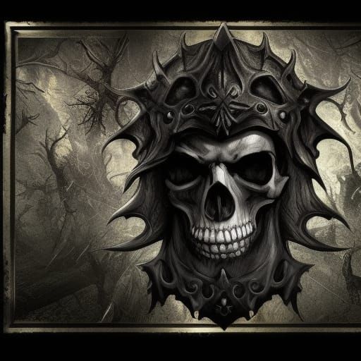 Dark Fantasy Skull: An Epic Vision