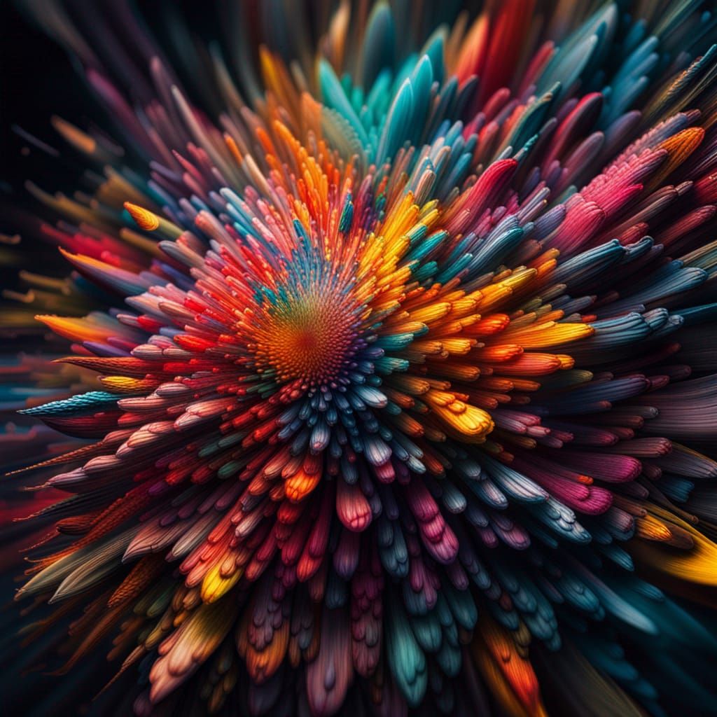 Hyperrealistic Color Explosion in HDR