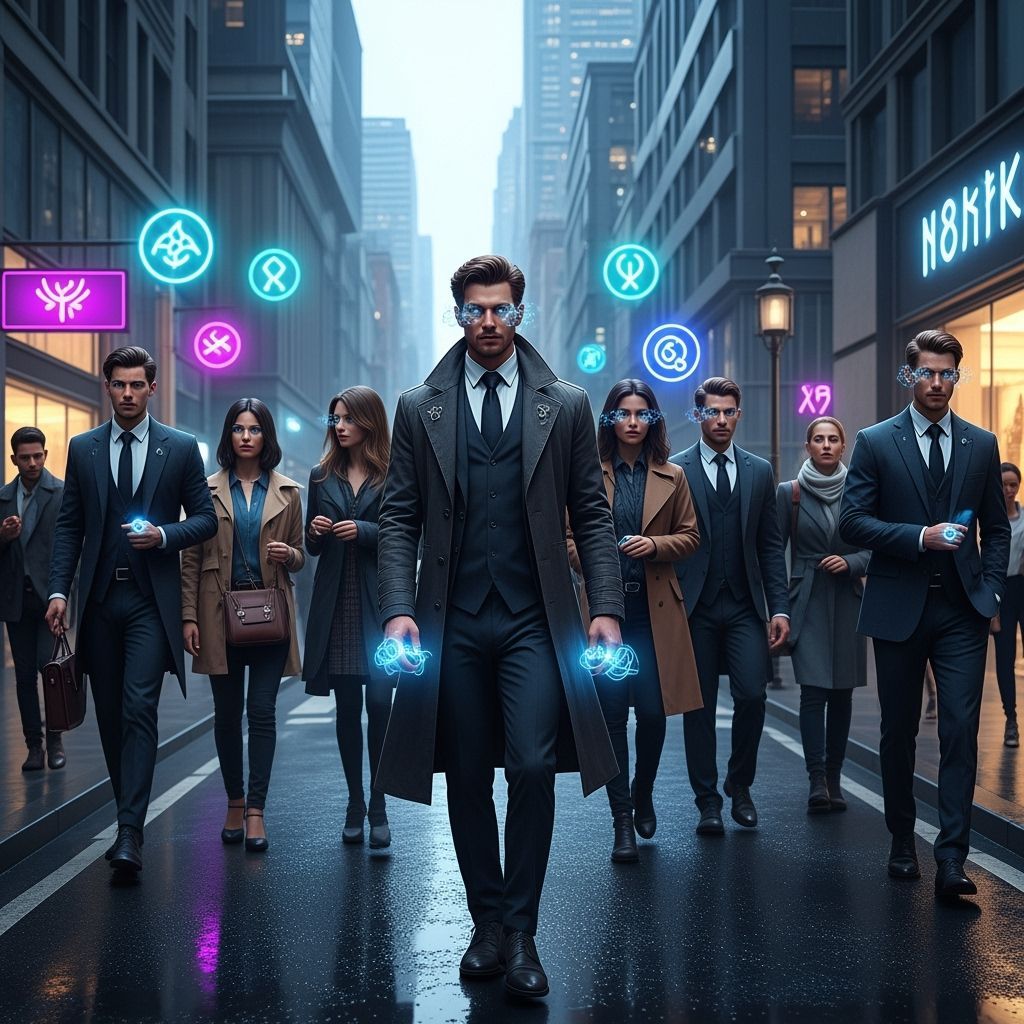 Disguised Warlocks take over the city