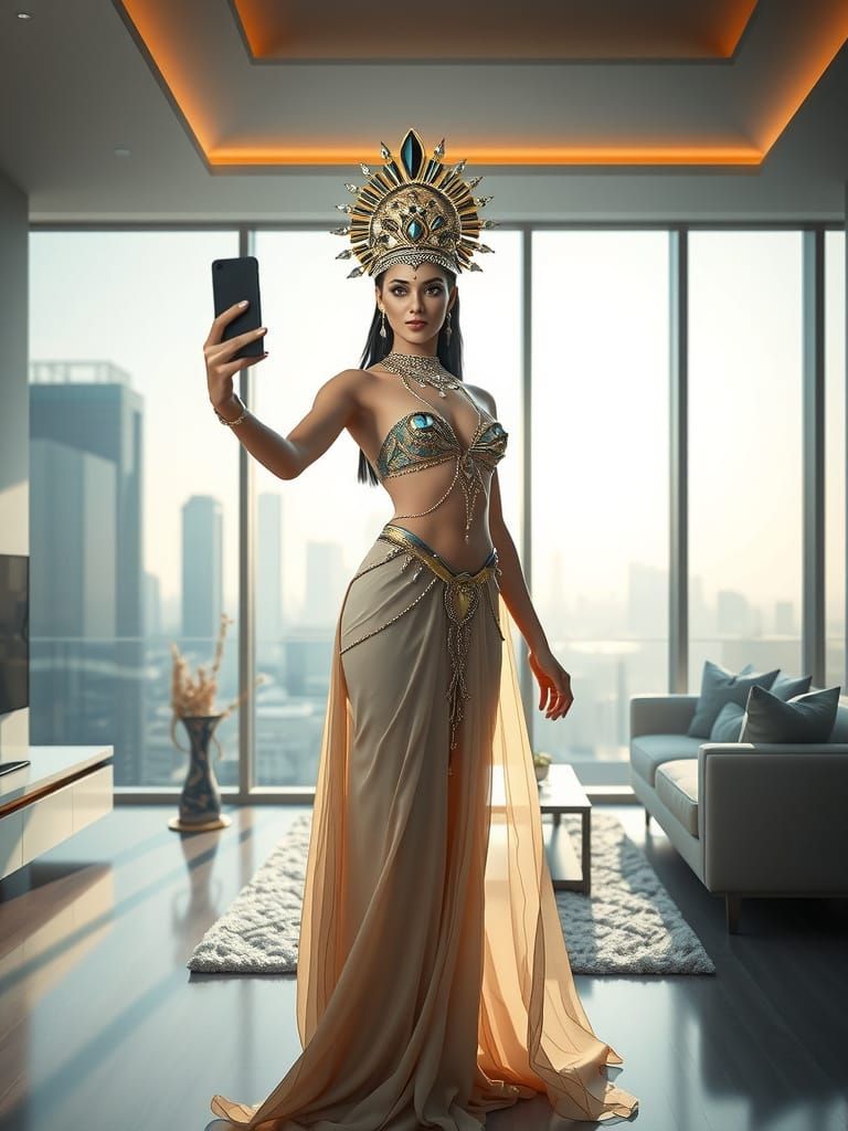 Goddess Ishtar in Modern Luxury