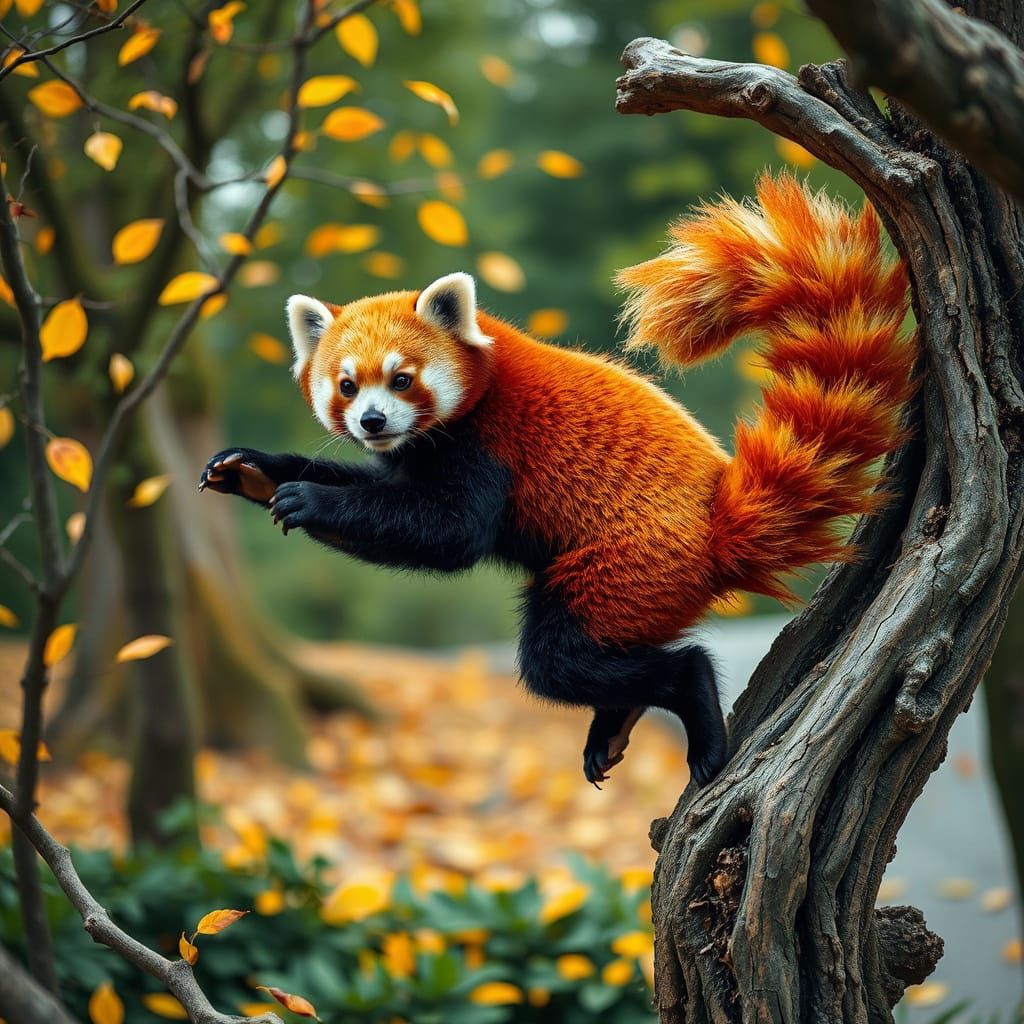 red panda distraction