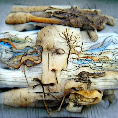 Faces Emerge from Nature's Artistry