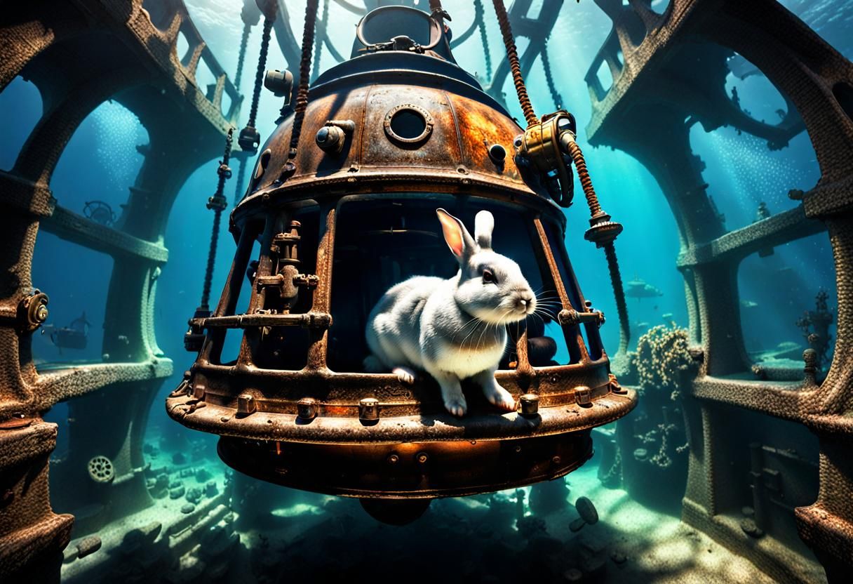 Rabbit's Underwater Shipwreck Adventure in Diving Bell