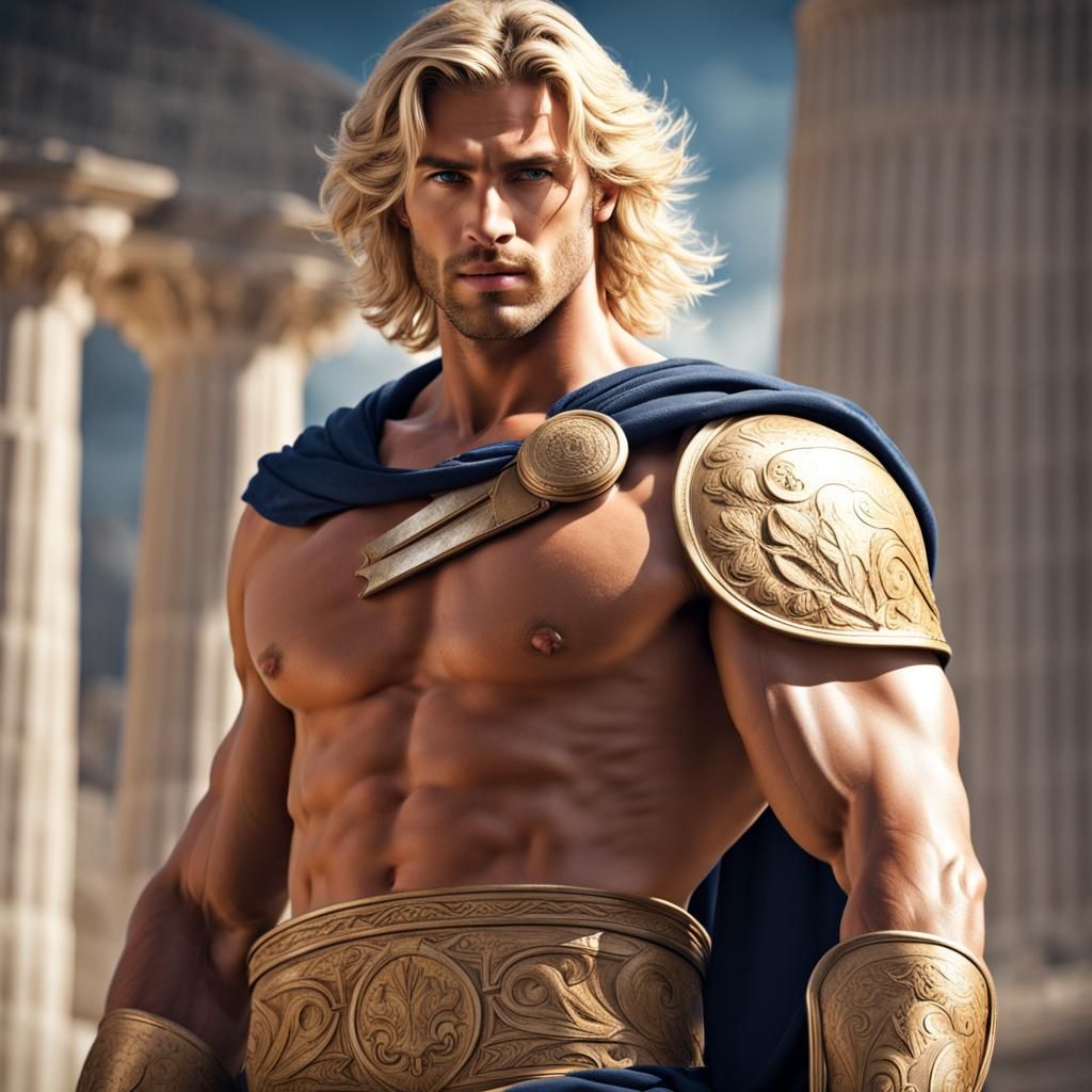 Blonde Hero of Ancient Greece