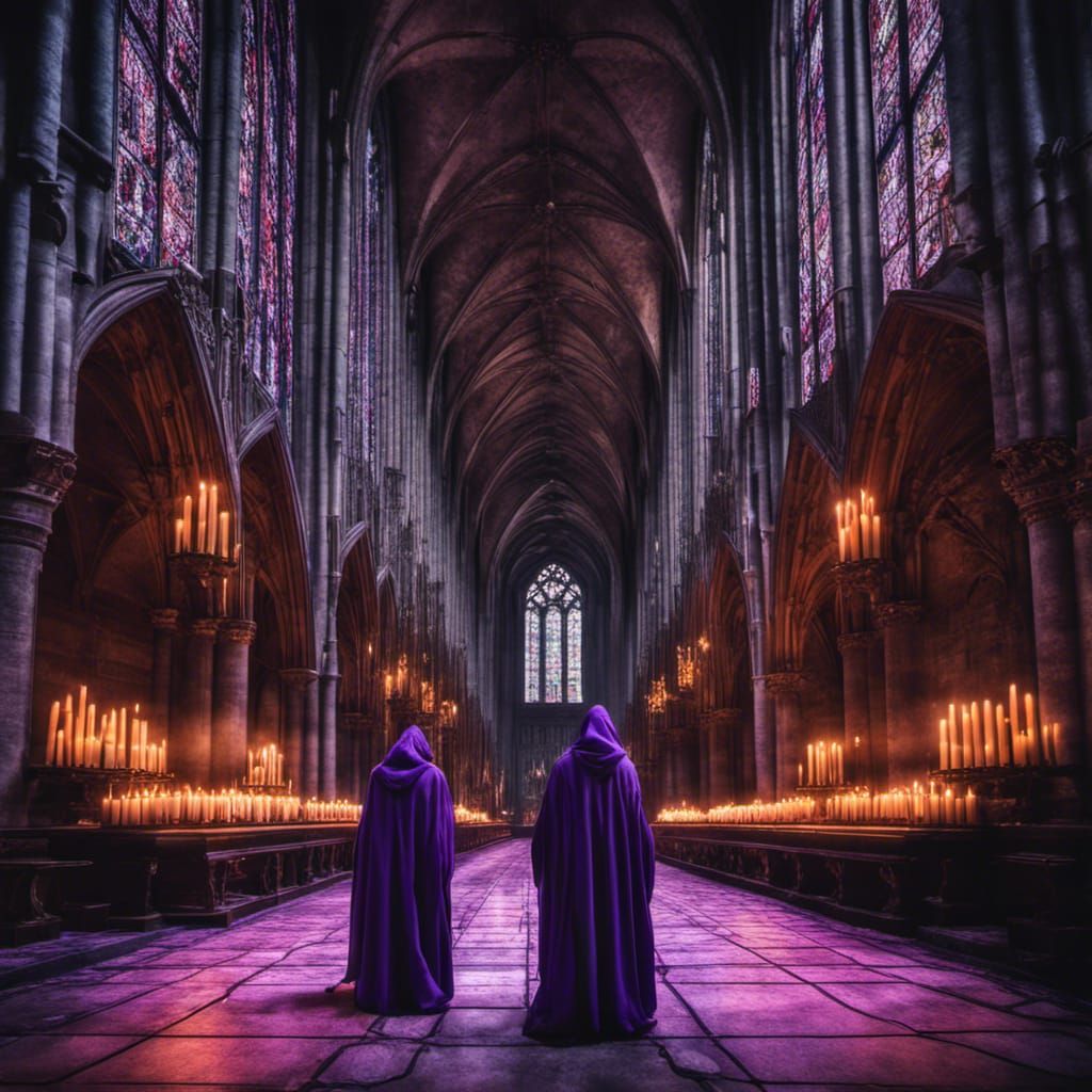 Cathedral Data Servants in Hyperrealistic Style