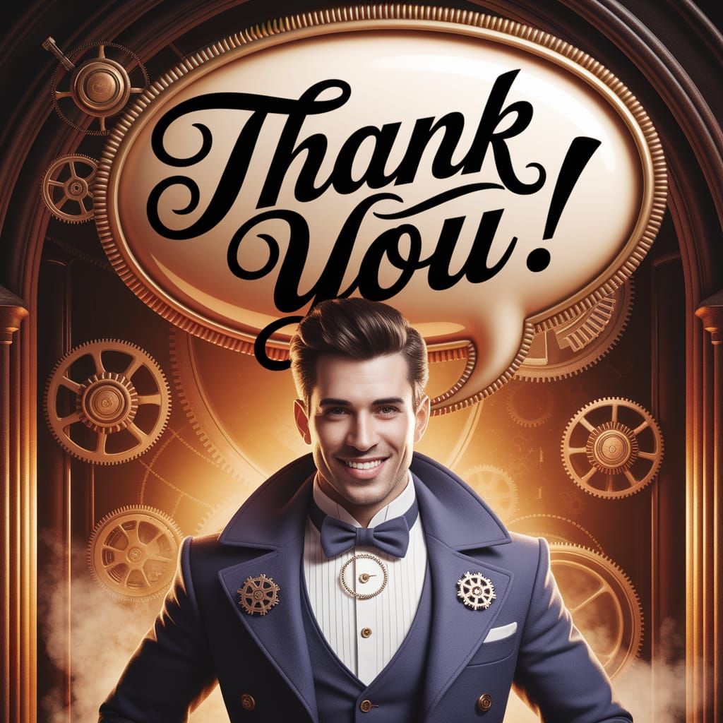 Steampunk Gentleman in a Gilded Age of Gratitude