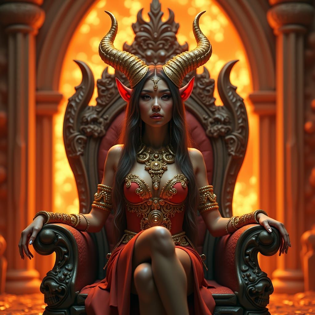 Hot and evil as can be