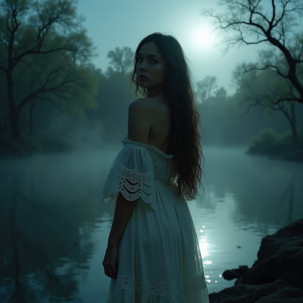 Moonlit Encounter in Big Bend National Park
