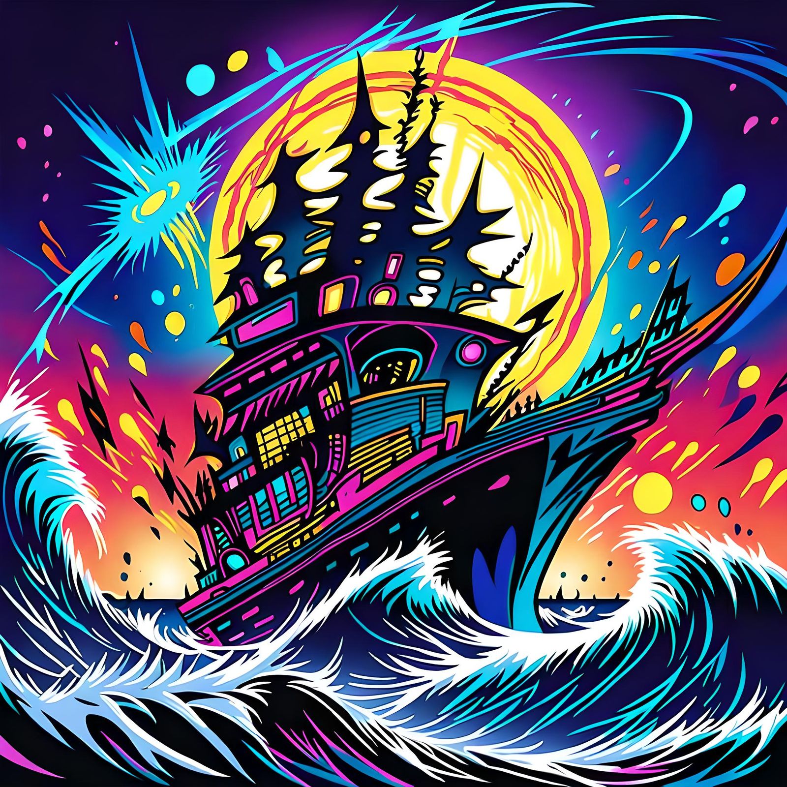 Eldritch Ocean: A Retrowave Underwater Dreamscape