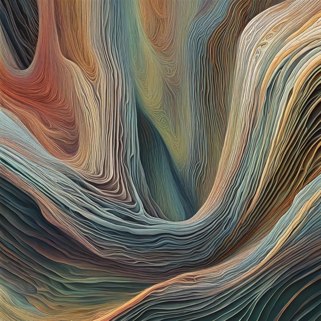 Mesmerizing Asymmetric Textures in Polychromatic Illustratio...