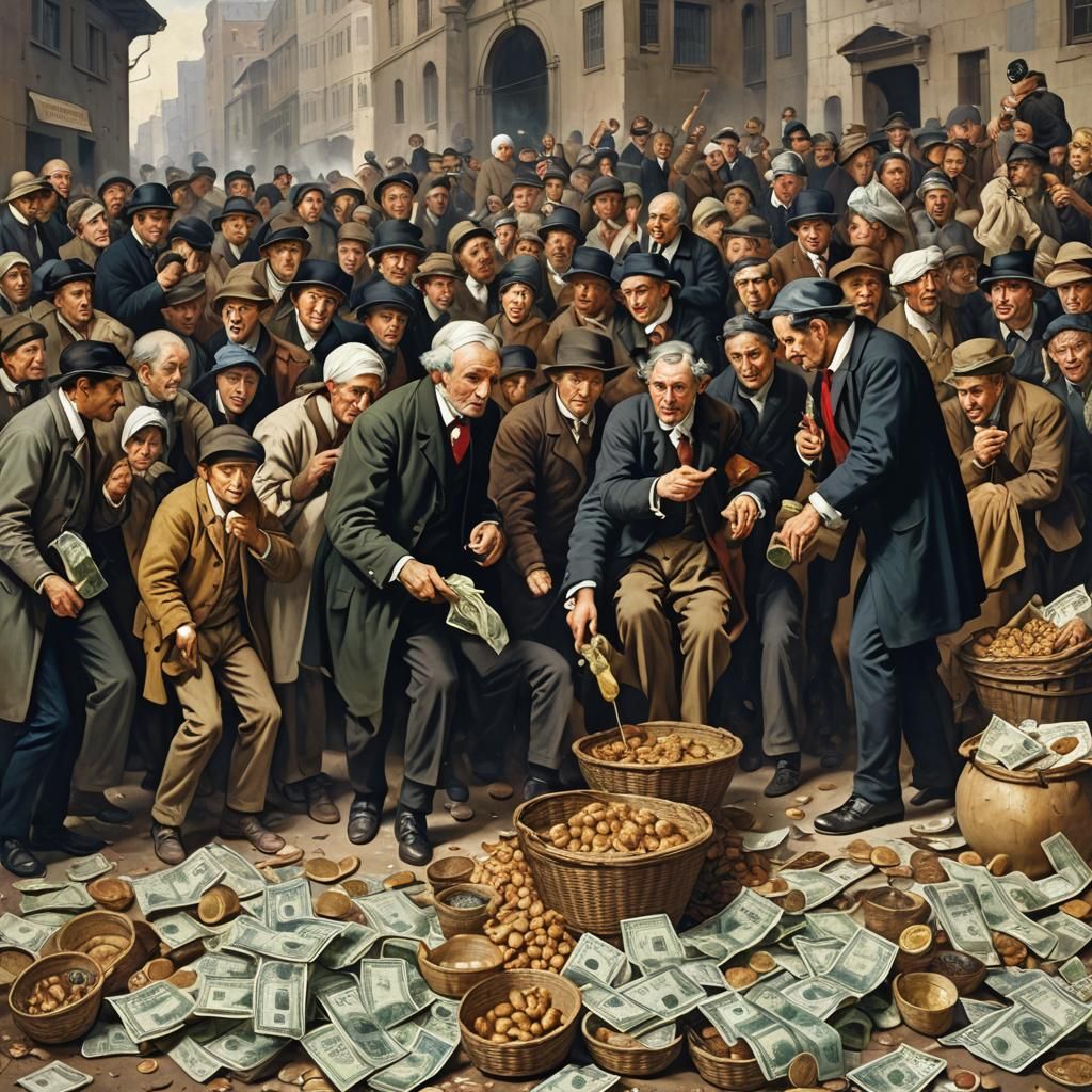 Allegory of Wealth: Temptation and Poverty