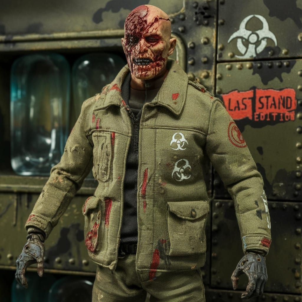 Post-apocalyptic survivor action figure