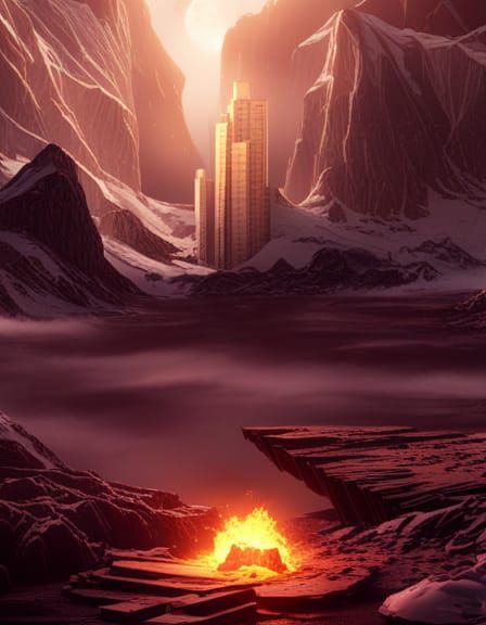 Apocalyptic 3D Render: The End of the World