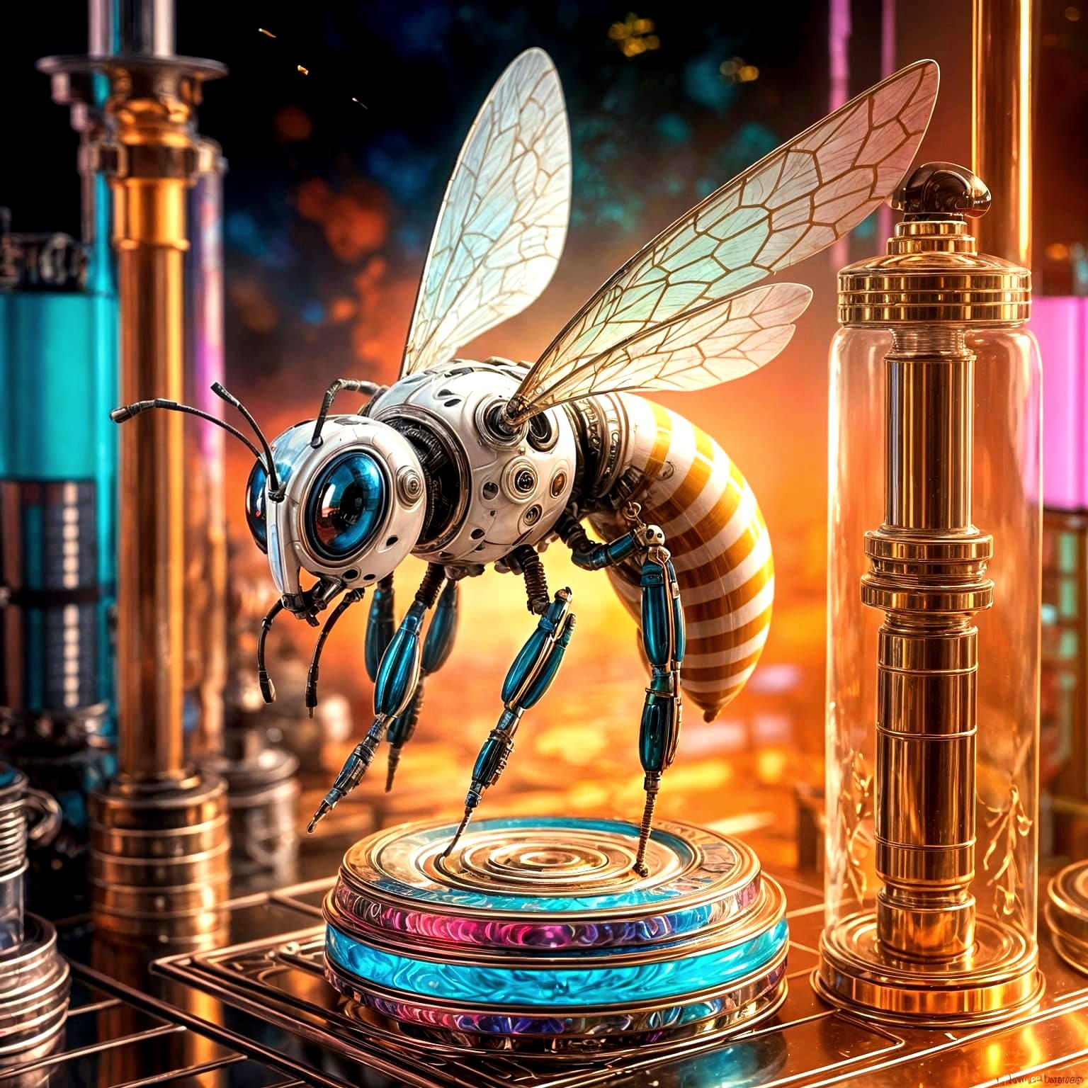 Artificial Bee Hybrid Drone