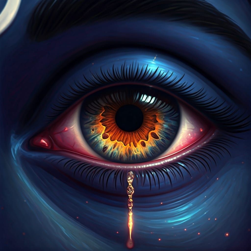 Tear Drop Universe: Divine Light in Macro View