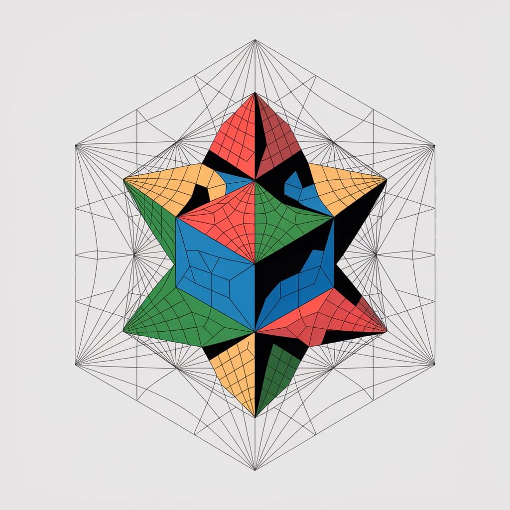 Complex Geometric Structure with Fractal Lattices