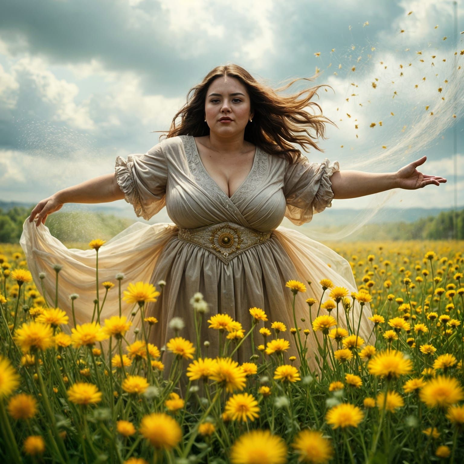 Ethereal Dandelion Dream in Hyper Realism